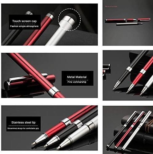 Tek Styz Pro Stylus + Pen תואם את Sony WH-XB900N עם מגע רגישות גבוהה בהתאמה אישית ודיו שחור! [3 חבילה-סילבר]